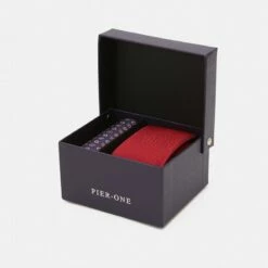Pier One Hombre SET - Corbata - Dark Red -Ofertas Pier One Tienda e9062ffbe8ab4c66888fc5ba8dceb0eb