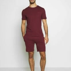 Pier One Hombre SET - Pijama - Bordeaux