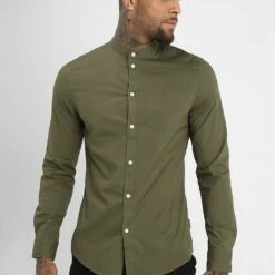 Pier One Hombre Camisa - Oliv