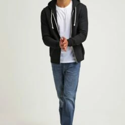 Pier One Hombre Sudadera Con Cremallera - Black -Ofertas Pier One Tienda fb5d3722bb2e417d8d1c79c781652f1f