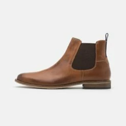 Pier One Hombre LEATHER - Botines - Camel