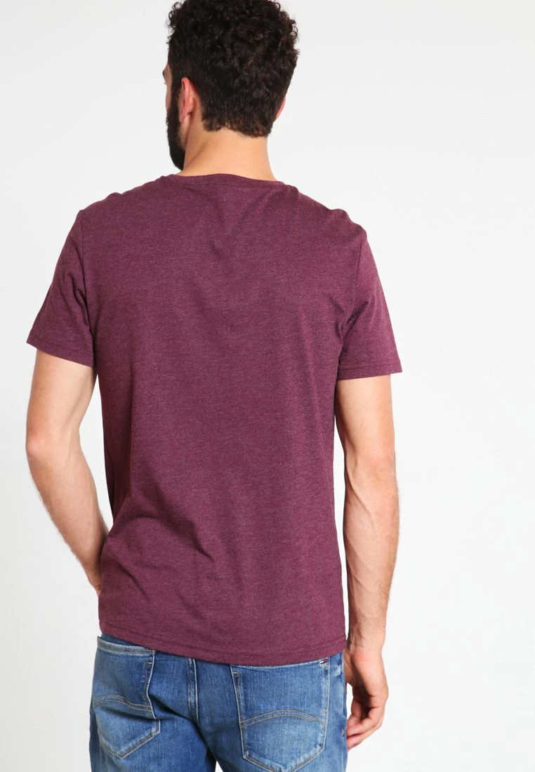 Pier One Hombre Camiseta Básica - Bordeaux Melange 5 Pier One Hombre Camiseta Básica - Bordeaux Melange - Imagen 3